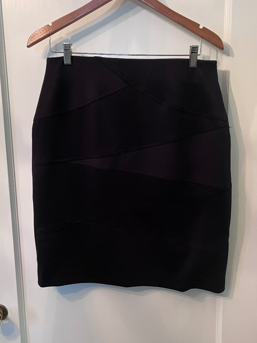 Alfani Black Stretch Pencil Skirt Pull-On 10